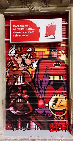 Graffiti Norma Comics Mario Batman Comecocos Darth Vaider 300x100000